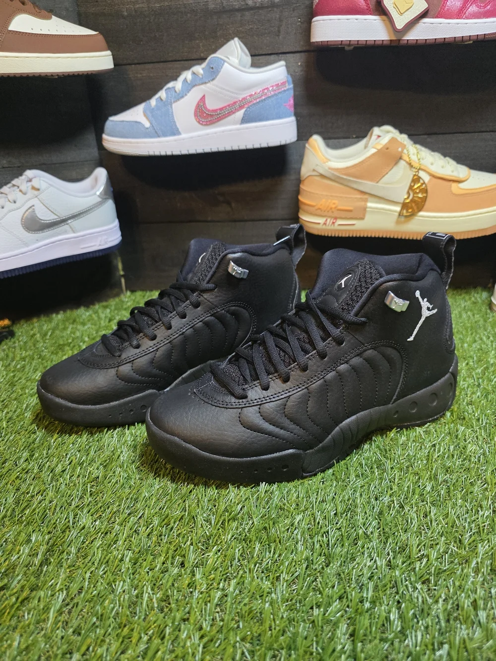 Jordan Men’s All-Black High-Top Sneakers